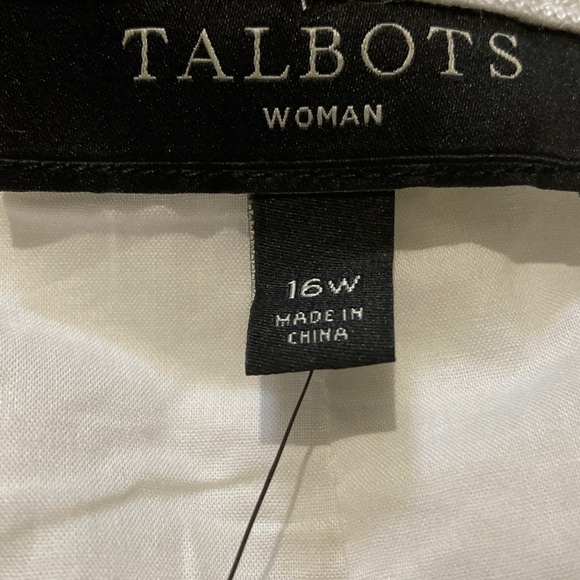 TALBOTS A-Line Linen Skirt NEW - Picture 6 of 9